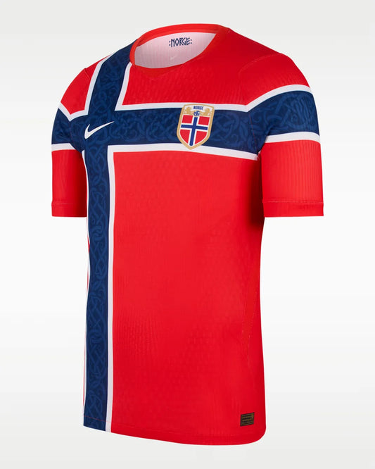Norway 2026 Match Home Men's Nike Aero-FIT Soccer Authentic Jersey