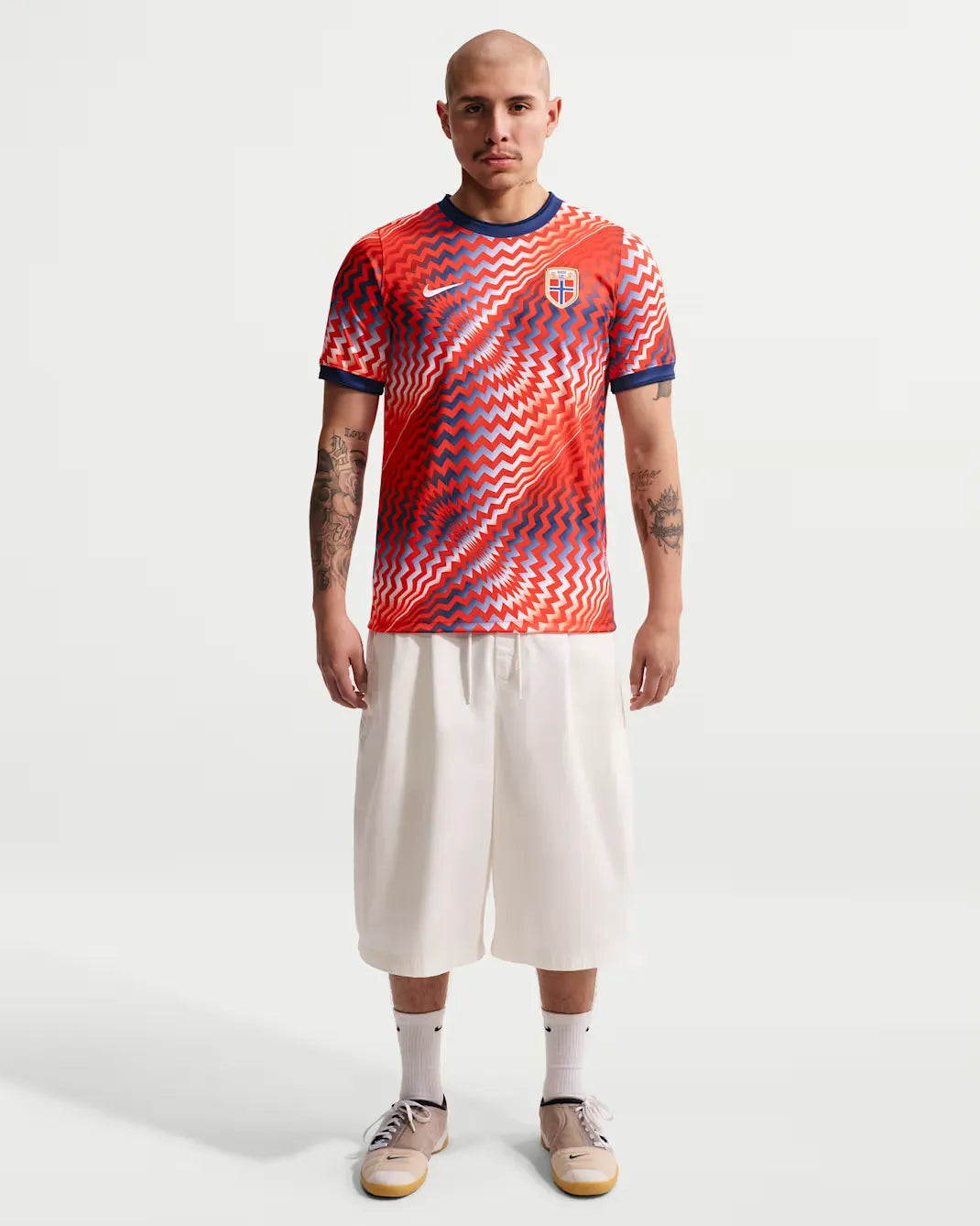 Norge Academy Pro Herre Nike Dri-FIT Fotball Pre-Match Kortermet Overdel