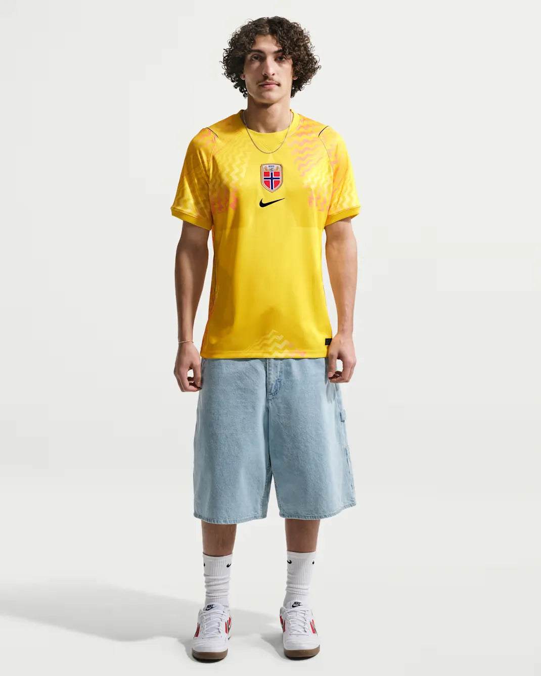 Norge 2026 Stadium Keeperdrakt Herre Nike Dri-FIT Fotball Original Kortermet Drakt