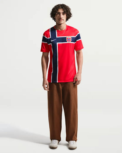 Norway 2026 Stadium Home Men's Nike Dri-FIT Soccer Replica Jersey