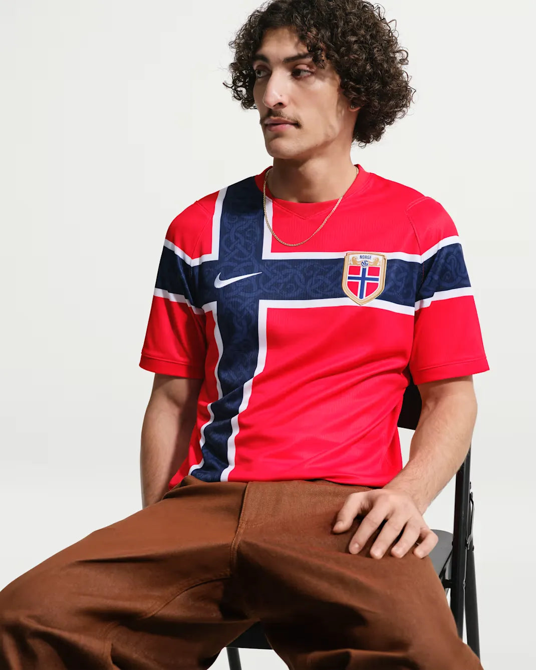 Norway 2026 Stadium Home Men's Nike Dri-FIT Soccer Replica Jersey
