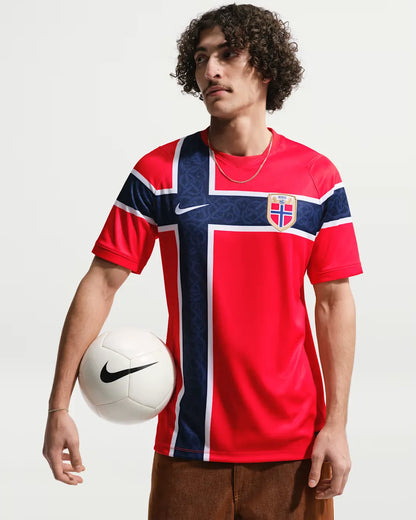 Norway 2026 Stadium Home Men's Nike Dri-FIT Soccer Replica Jersey