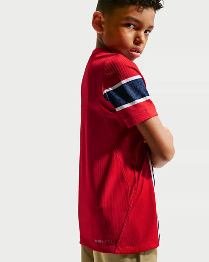 Norge 2026 Match Hjemmedrakt Junior Nike Aero-FIT Fotball Autentisk Drakt