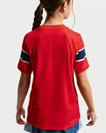 Norge 2026 Match Hjemmedrakt Junior Nike Aero-FIT Fotball Autentisk Drakt